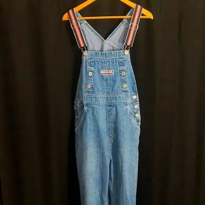 Vintage denim overalls